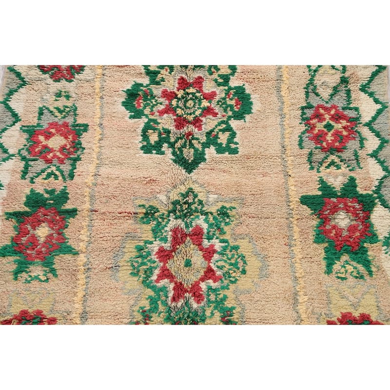Decorative Tribal Moroccan Oriental Area Rug Wool Handmade Carpet - 5'8" x 9'7"