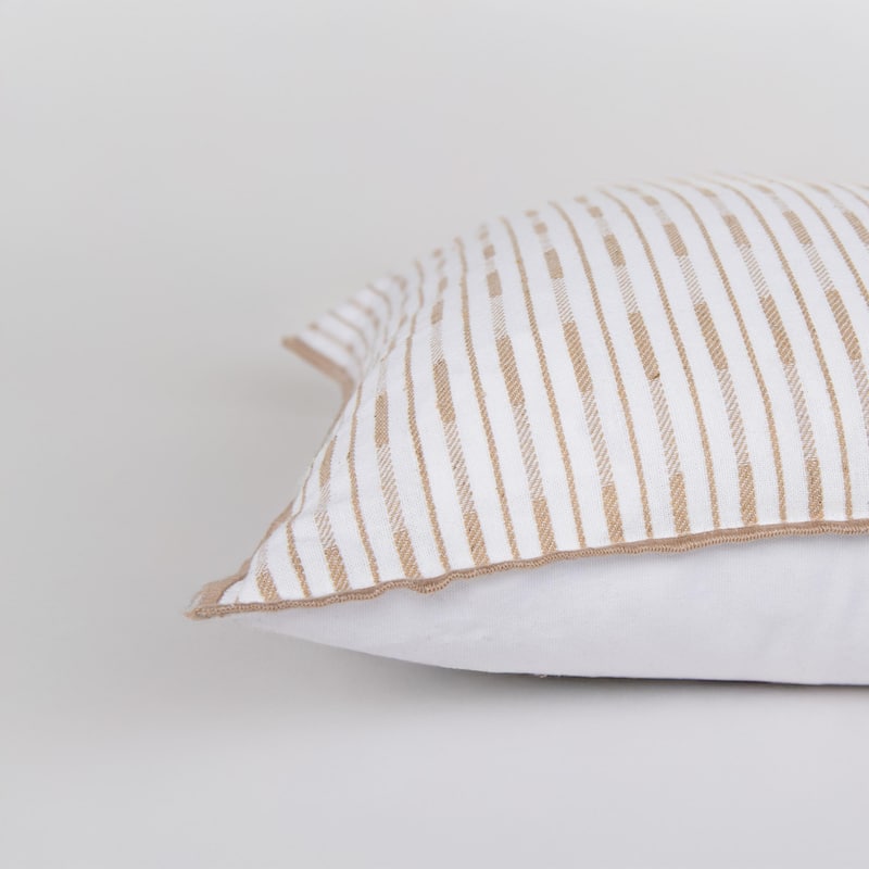 Rizzy Home Variegated Stripe Woven Throw Pillow