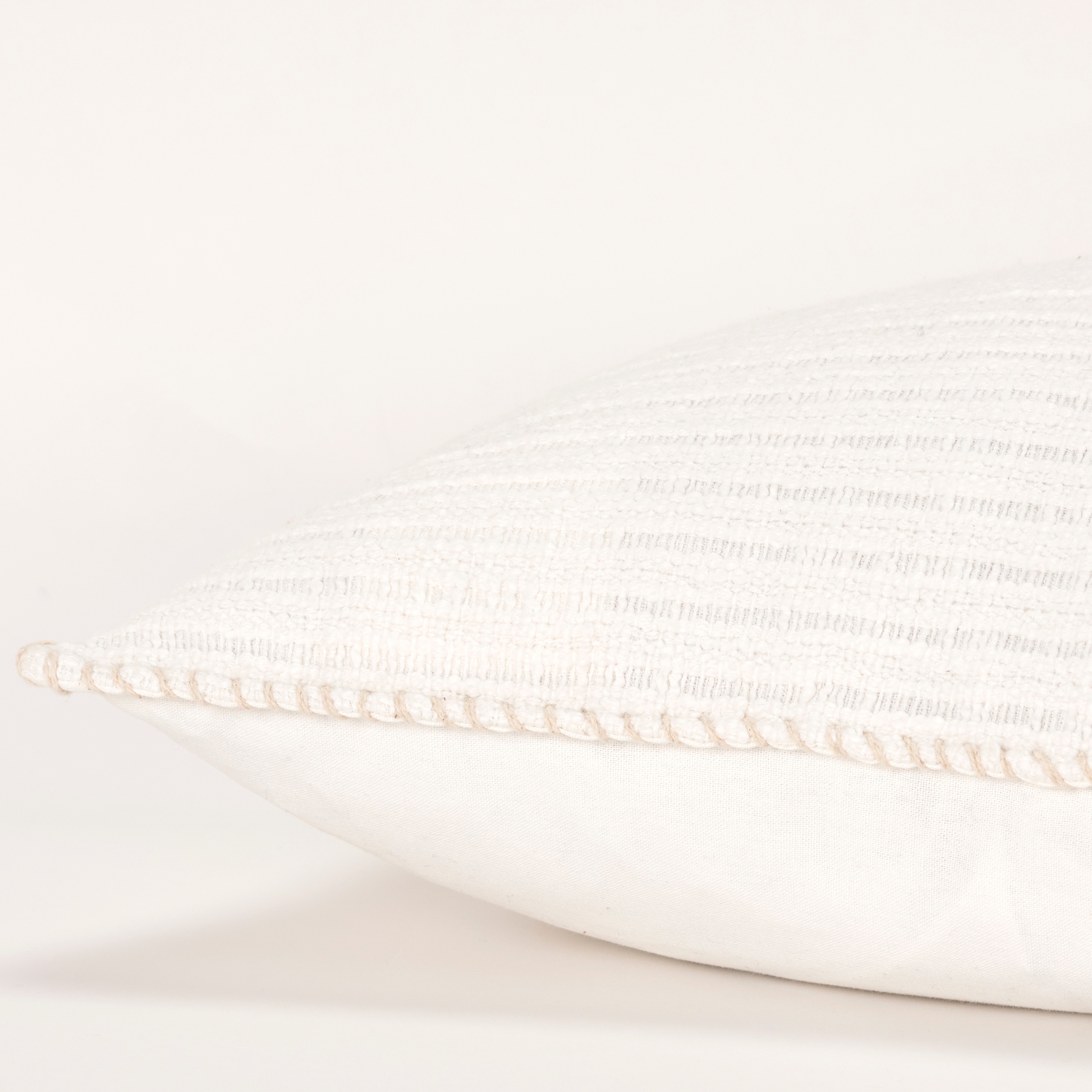 Rizzy Home Textured Stripe Woven Solid Throw Pillow Cover - Picture 28 of 28