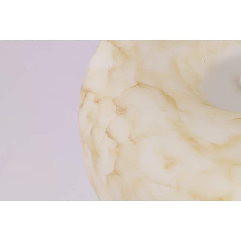 Tambae Glass Marble Finish Table Lamp