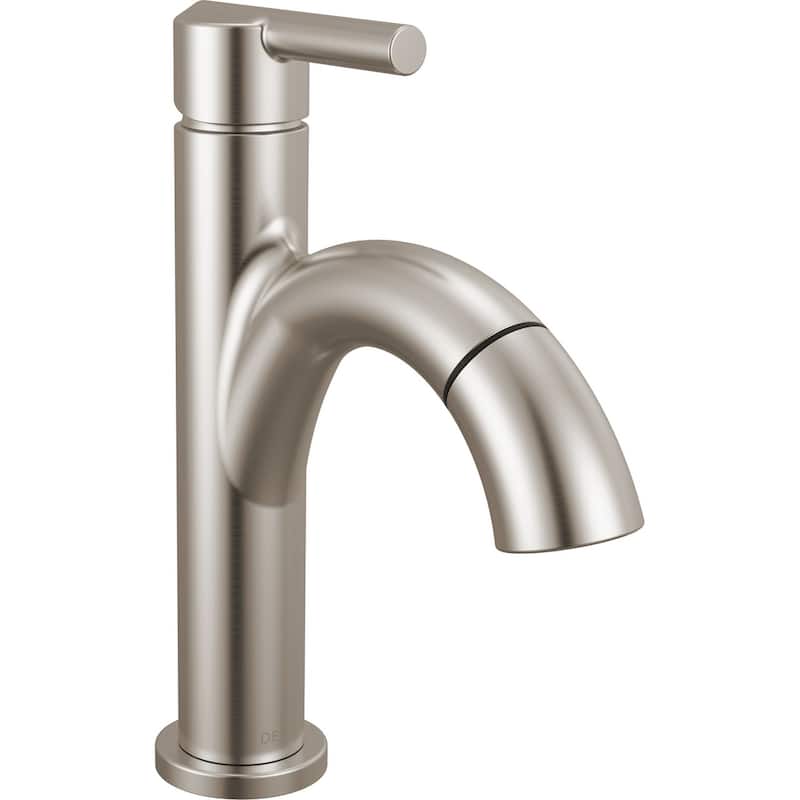Delta 15749LF-PD Nicoli 1.2 GPM Single Hole Bathroom Faucet with Pull - Brilliance Stainless
