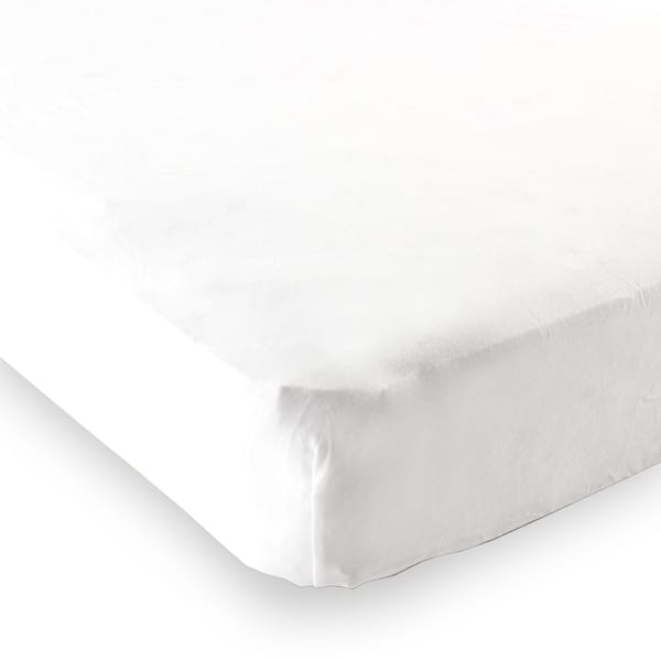 slide 1 of 1, Luvable Friends Baby Fitted Playard Sheet, White, One Size - White - One Size One Size - White