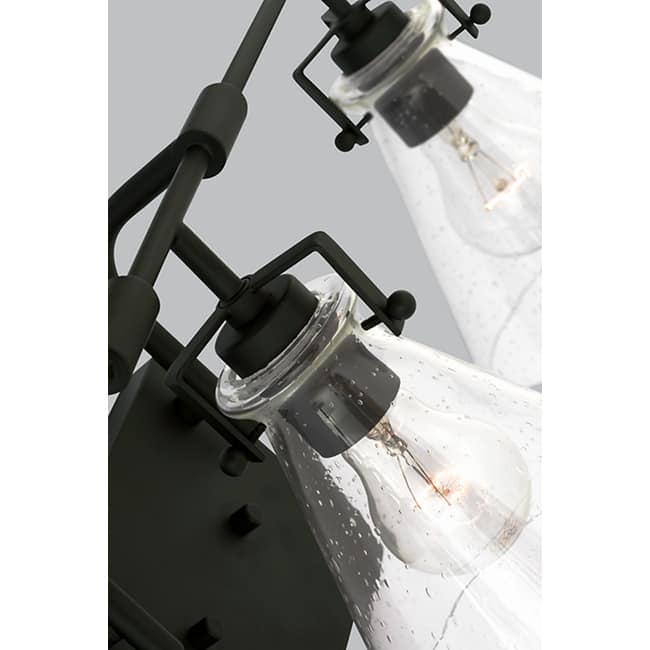 Jaden modern industrial 3-light indoor dimmable bath vanity wall sconce