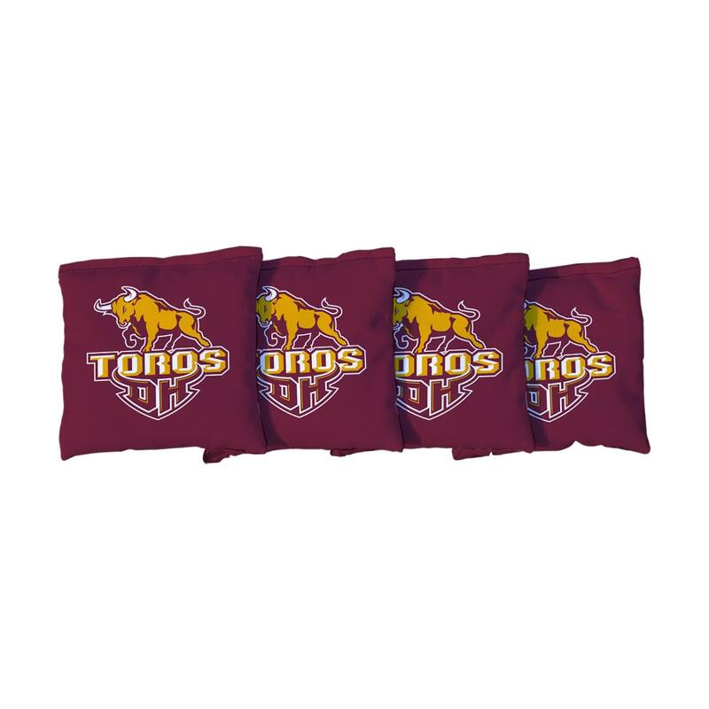 California State Dominguez Hill Toros Red Cornhole Bags - All-Weather Resin Filled