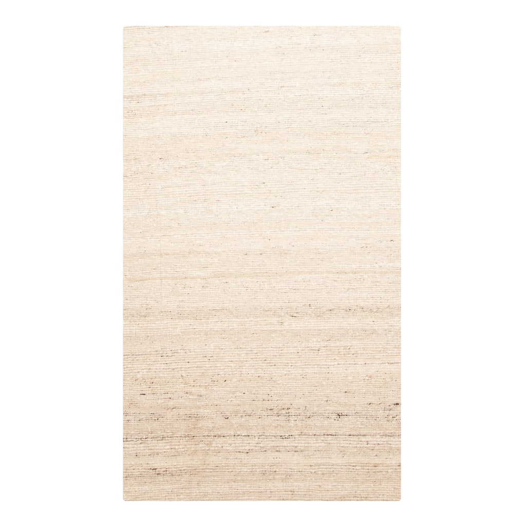ECARPETGALLERY Braid weave Sienna Cream Wool Rug - 5'0 x 8'5