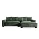 preview thumbnail 17 of 59, Transitional Luxe Upholstered Living Room Sectional 106.7 inch