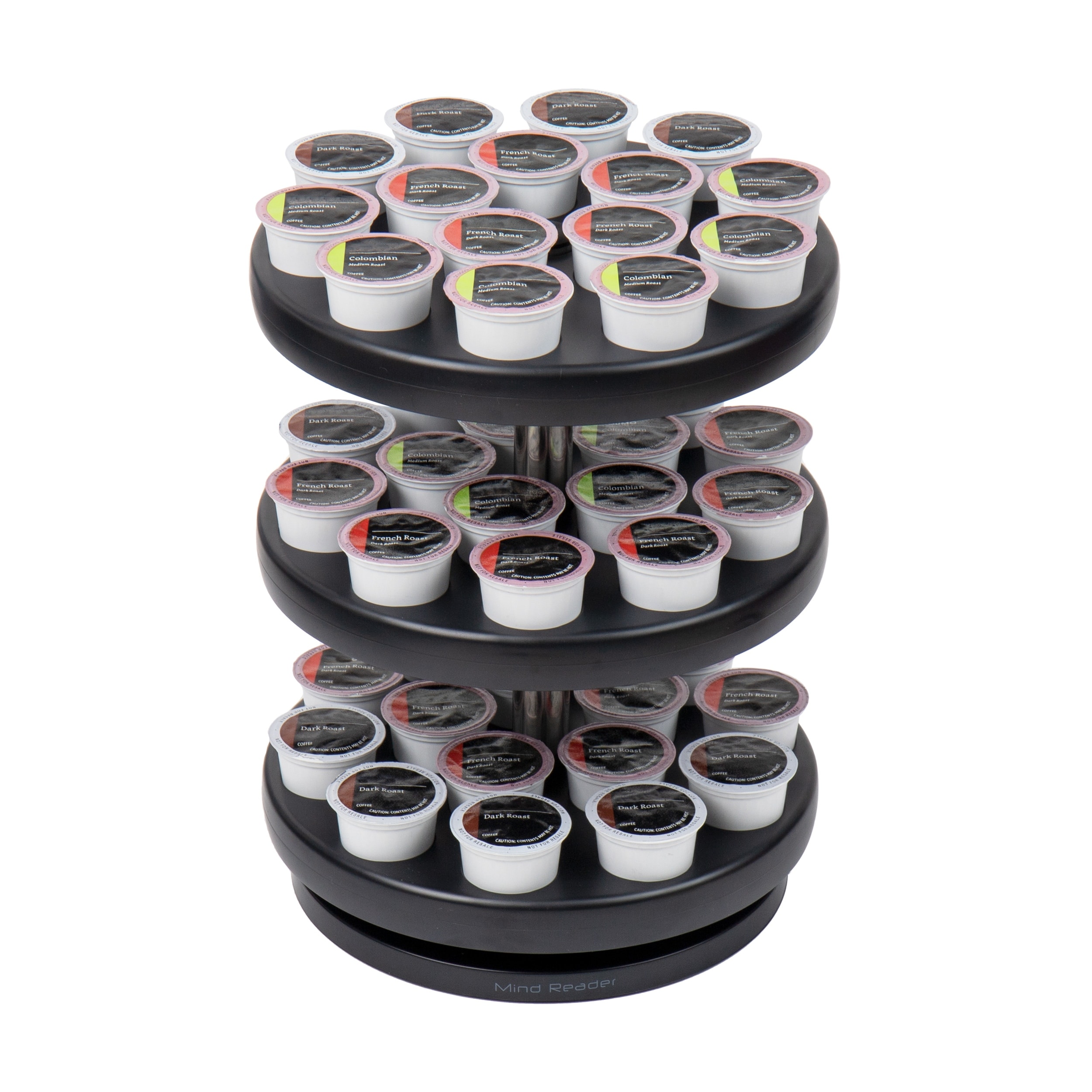 Mind Reader Anchor Collection 3 Tier Single Serve Pod Carousel