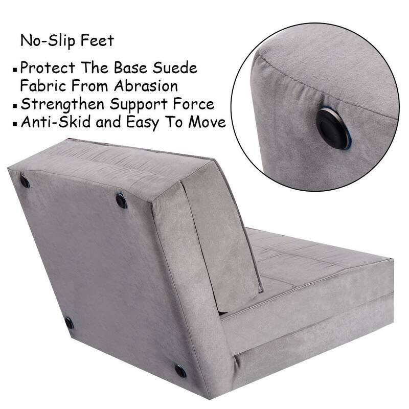 Convertible Lounger Folding Sofa Sleeper Bed - 83" x 28.3" x 4.5"(L x W x H)