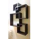 Danya B. Intersecting Cube Shelves - Espresso