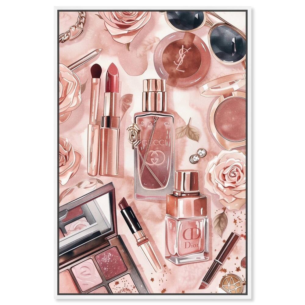 Glam Sparkle Lay Out Canvas by Art Remedy