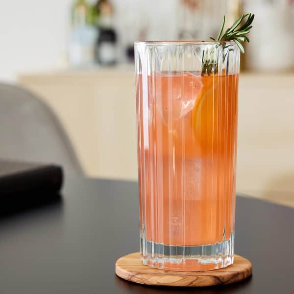 Libbey Flashback Tumbler Glasses, 16-ounce, Set of 4 - Set of 4 - Bed Bath  & Beyond - 39992985