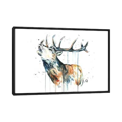 iCanvas "Elk Calling" by Lisa Whitehouse Framed Canvas Print