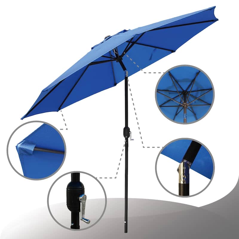 Maypex 9-foot Crank and Tilt Market Umbrella