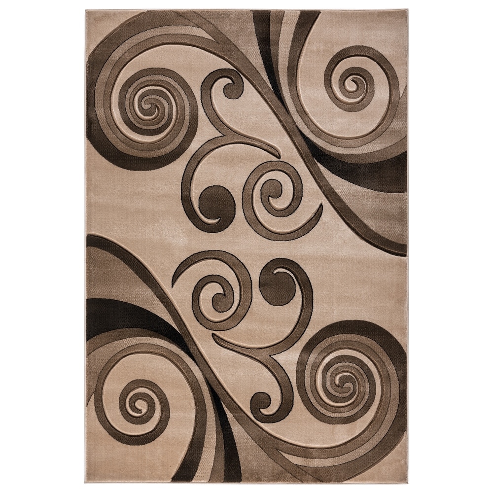 Orelsi Collection Abstract Area Rug