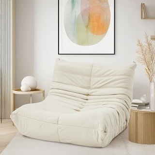 EROMMY Bean Bag Chair Togo Sofa - 28D Memory Foam Floor Chair for Adults & Kids, Lightweight Fabric Lounger in 5 Colors