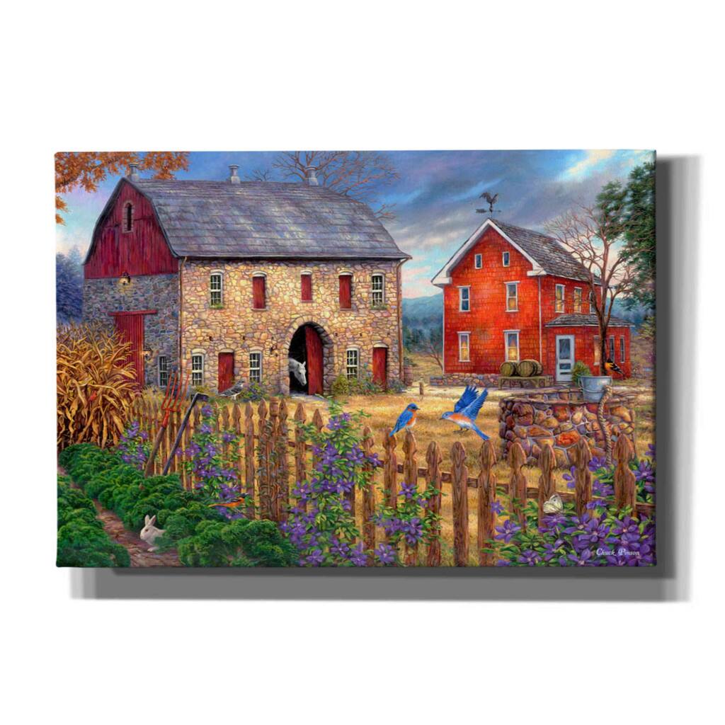 Cortesi Home 'The Bluebirds' Song' by Chuck Pinson, Canvas Wall Art