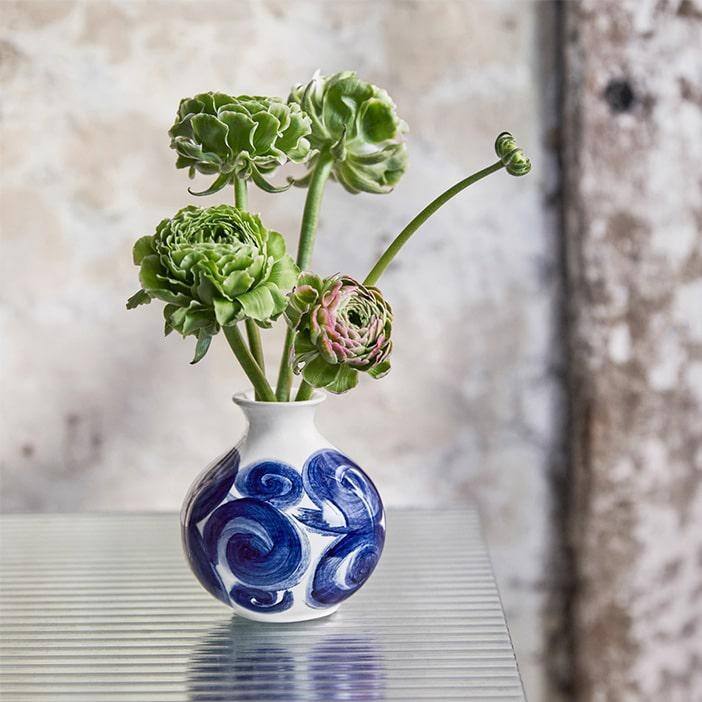 Kähler Tulle Vase, Blue