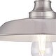 preview thumbnail 3 of 7, Westinghouse Lighting Iron Hill 12-Inch, One-Light Indoor Semi-Flush Mount Ceiling Fixture
