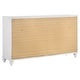 preview thumbnail 16 of 57, Barzini Upholstered Bedroom Set White with Wingback Headboard