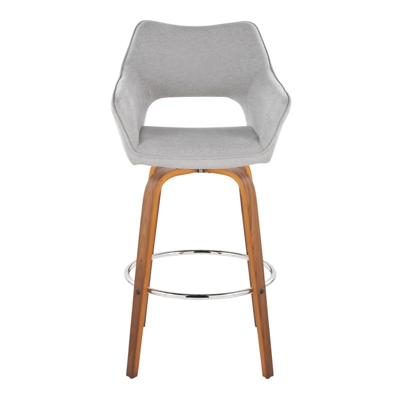 Mustang 30" Fixed-Height Xl Barstool - Set of 2