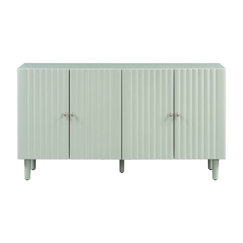 Modern MDF Sideboard with Adjustable Shelves & Sleek Design for Dining Room or Living Room Storage