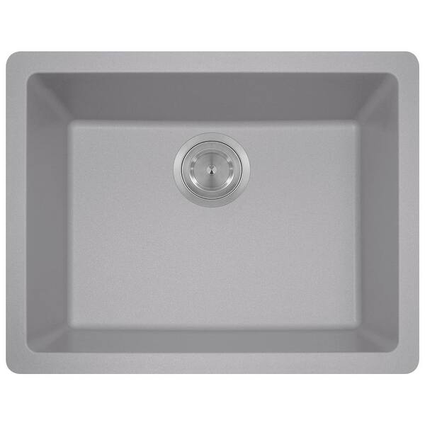MR Direct 808 Beige Dualmount Composite Granite 21 5/8 in. Single Bowl Kitchen Sink Ensemble With One Basket Strainer MR Direct 808 Beige Dualmount Composite Granite 21 5/8 in. Single Bowl Kitchen Sink Ensemble With One Basket Strainer