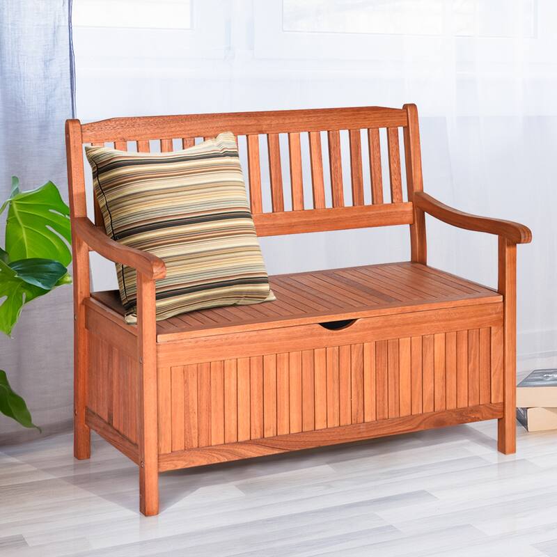 Multifunctional Bench with Large Storage Space & Spacious Seating
