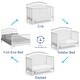 preview thumbnail 4 of 19, Graco Harper 4-in-1 Convertible Crib, White, Easily Converts to Toddler Bed, Day Bed or Full Bed