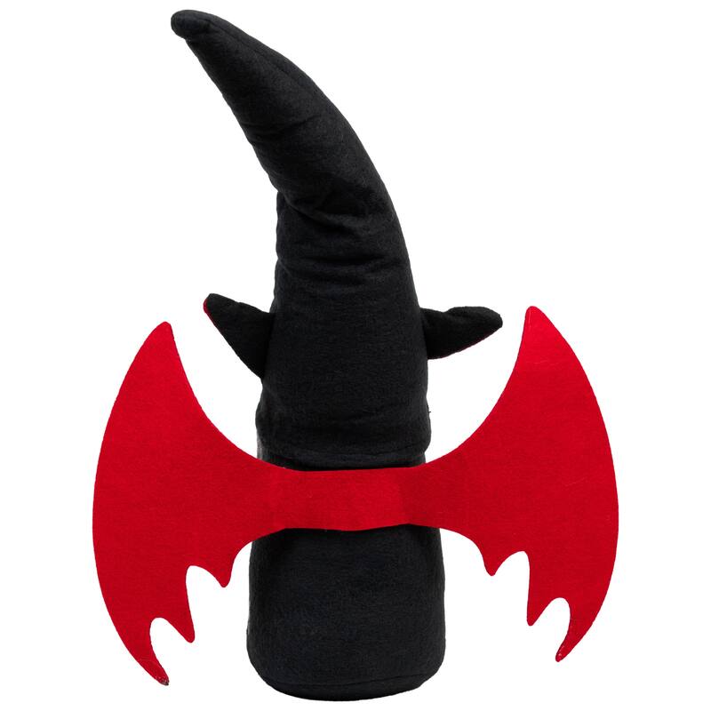 Vampire Halloween Gnome with Bat Wings and Fangs - 17"