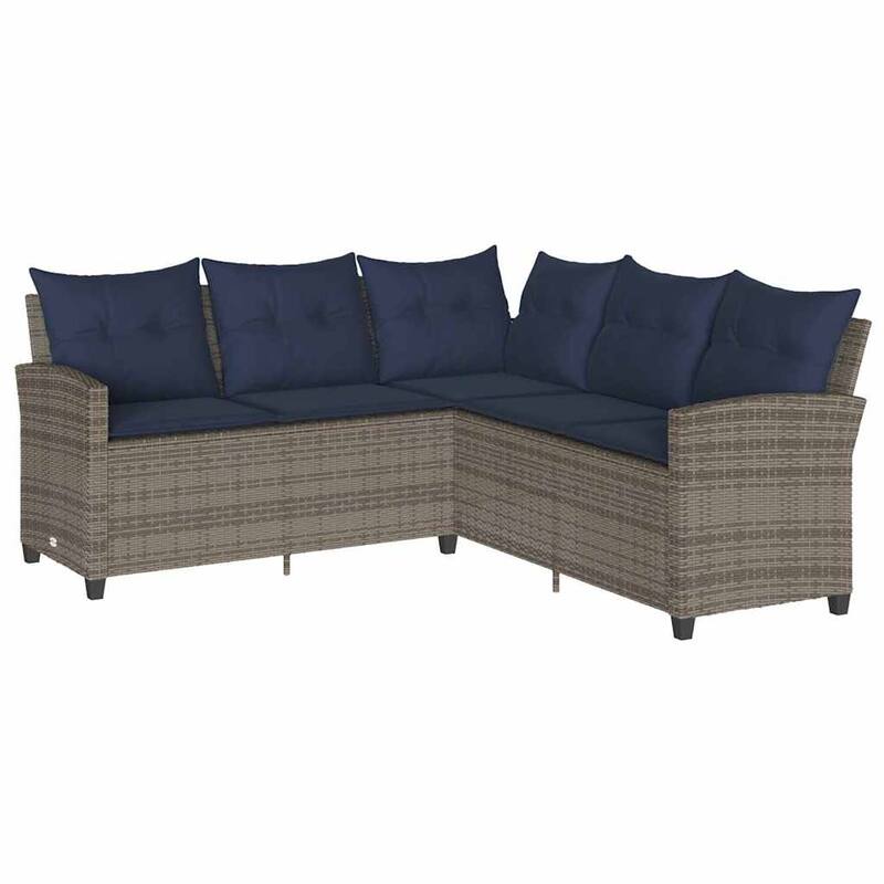 vidaXL Patio Couch Sofa UV-resistant materials Garden Sofa Set - 29.9 x 29.9 x 29.1