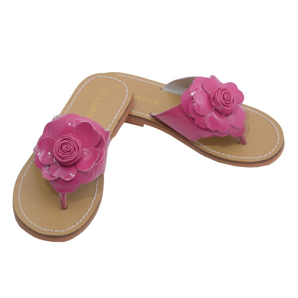 flower flip flop sandals