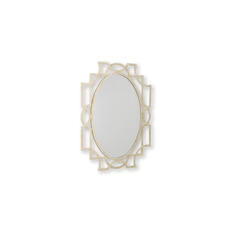 Signature Design by Ashley Fulkmore Antique Gold Accent Mirror - 30" W x 1" D x 40" H