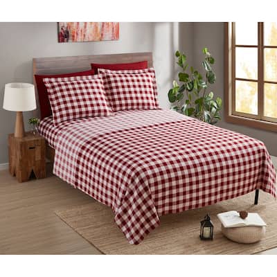 Clara Clark Printed Sheet Set - Ultra Soft Deep Pocket Bed Sheets