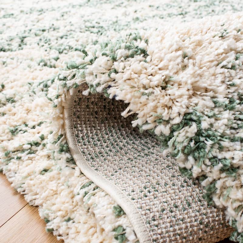 SAFAVIEH Hudson Shag Lulzime Modern Abstract 2-inch Thick Rug