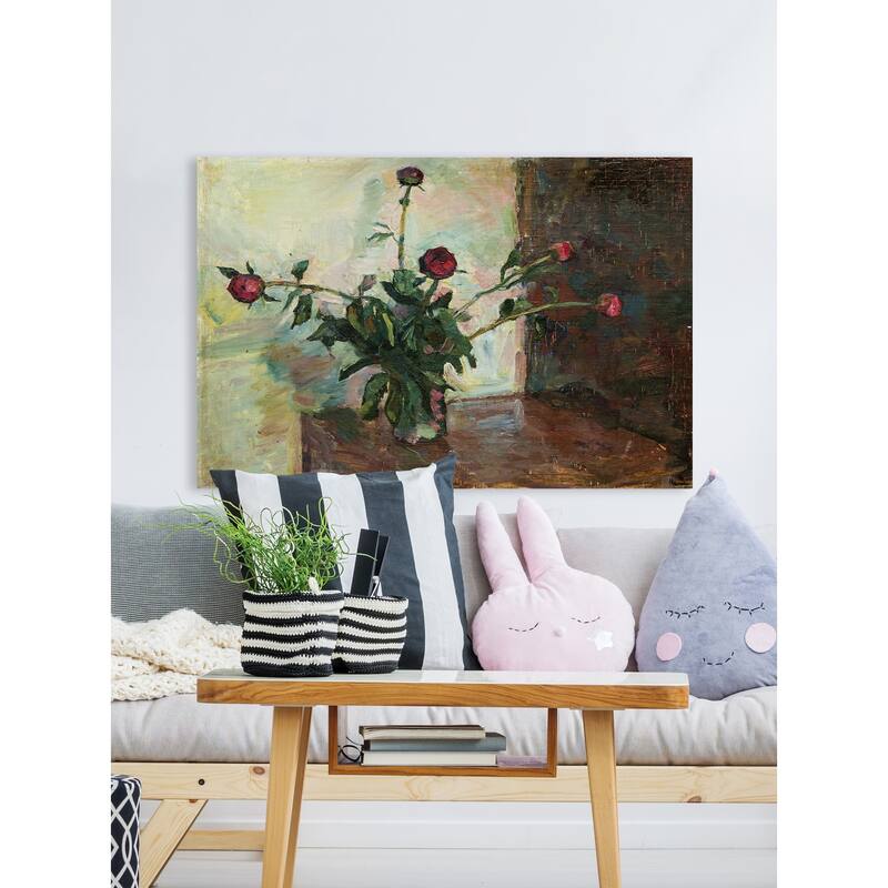 Love and Thorns Print on Wrapped Canvas
