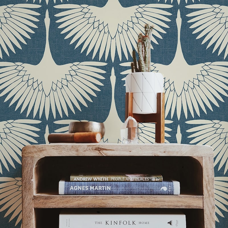 Genevieve Gorder Feather Flock Removable Peel and Stick Wallpaper
