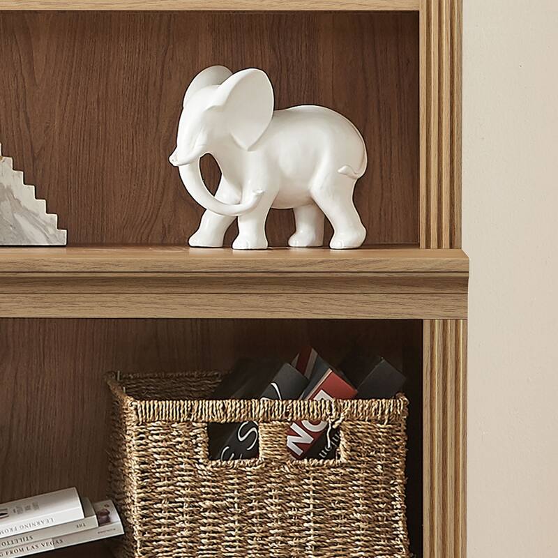 Halston 72.5" Tall Modular Bookcases Bookshelves 5-Tier Display Shelves Organizer and Storage