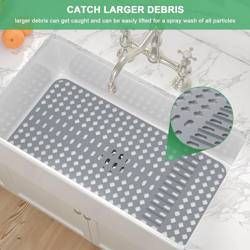 Silicone Sink Mat Sink Protectors for Kitchen Sink