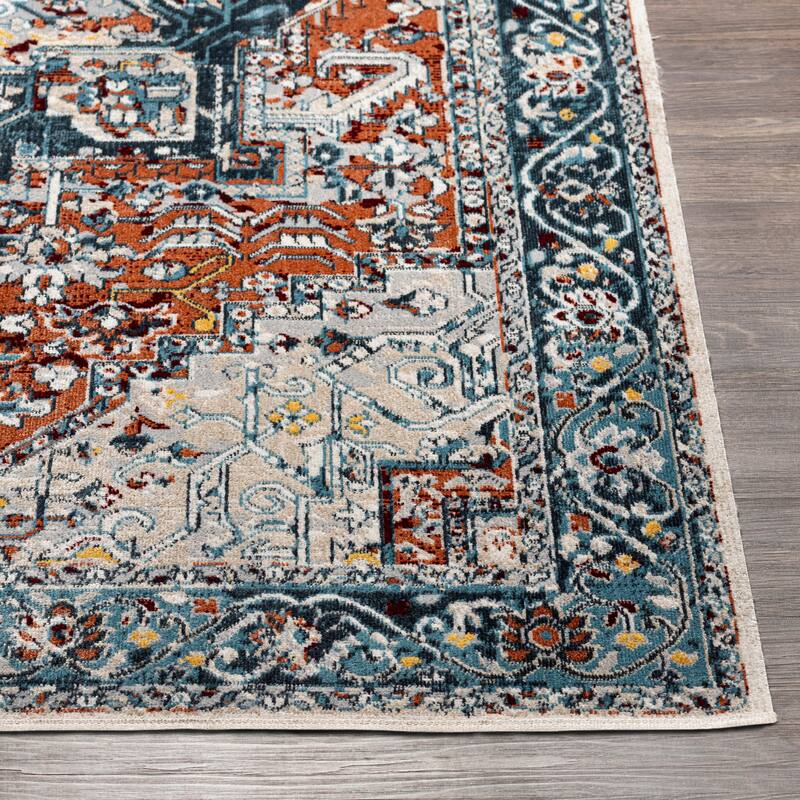Livabliss Dorinda Traditional Washable Machine Washable Area Rug
