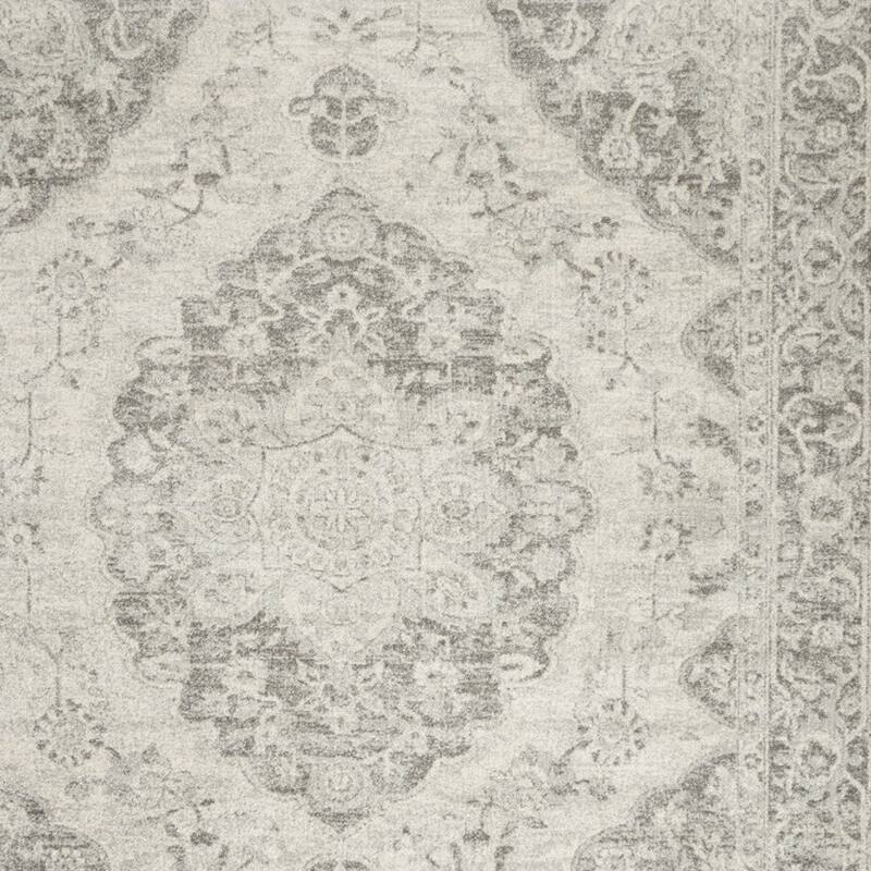 HomeRootsFloral Medallion Transitional Rectangle Area Rug - 120' X '84' X '0.5