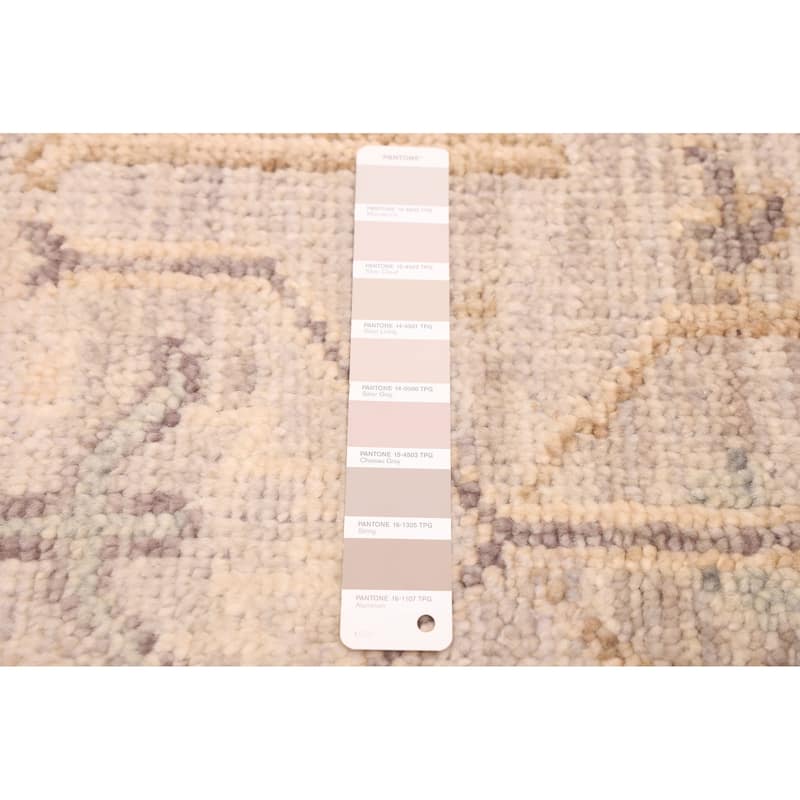 ECARPETGALLERY Hand-knotted Jules Serapi Light Grey Wool Rug - 8'0 x 9'10