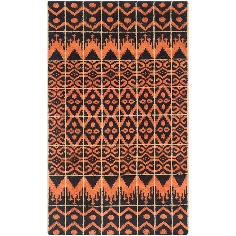 SAFAVIEH Hand-knotted Kenya Aqila Southwestern Tribal Wool Rug