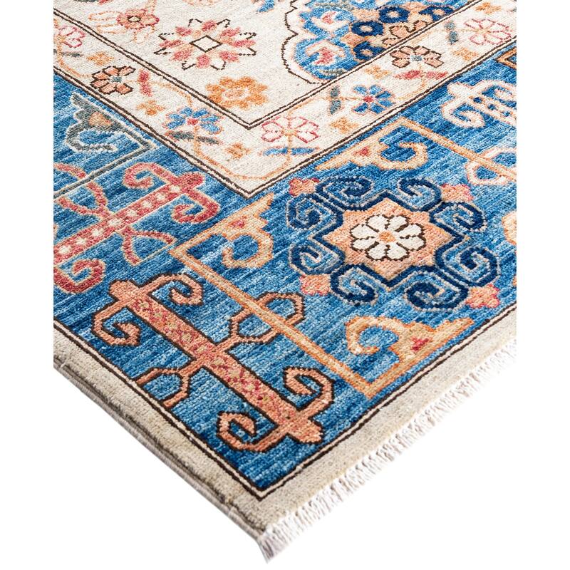 Serapi One-of-a-Kind Hand-Knotted Area Rug - Ivory - 8' 0" x 10' 0"