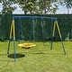 preview thumbnail 8 of 10, Metal Play and Swing Set for Kids