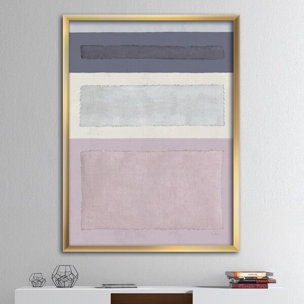 Designart 'Painted Weaving IV FB' Modern & Contemporary Framed Art Print. Opens flyout.