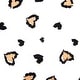 preview thumbnail 6 of 6, Rizzy Home Leopard Hearts Cotton Fitted Cribsheet - 28" X 52" Beige