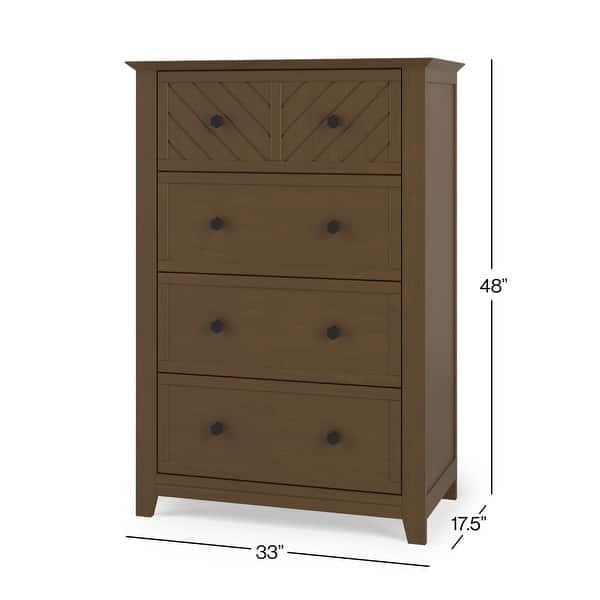 dimension image slide 1 of 3, Child Craft Atwood 4-Drawer Dresser
