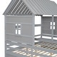 preview thumbnail 16 of 14, Twin Size House Platform Beds with Two Drawers