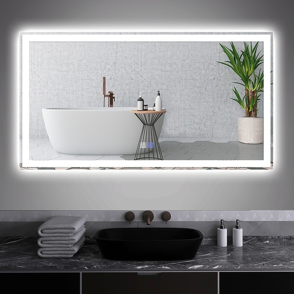Wall mounted illuminated mirror online
