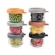 preview thumbnail 2 of 2, BEABA 6 Pack Glass Baby Food Jars - Sunrise - 5Oz.